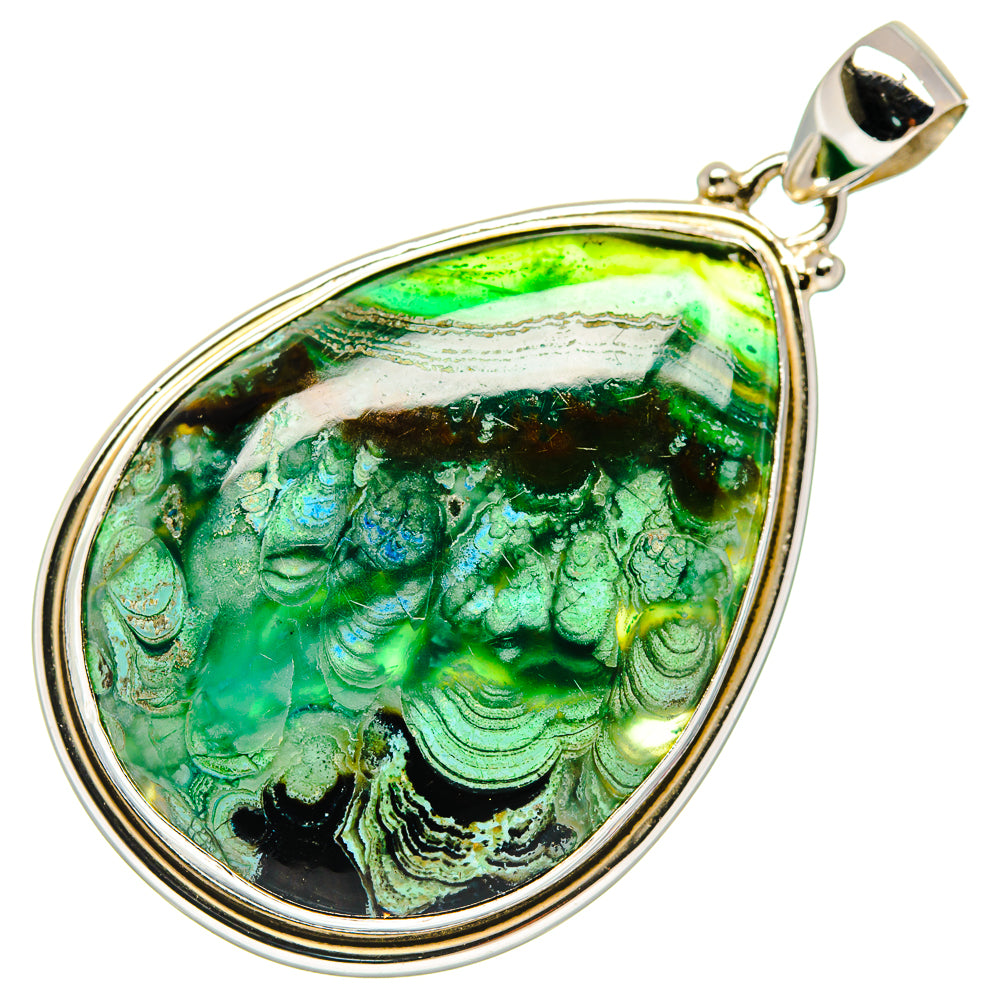 Rainforest Opal Pendants handcrafted by Ana Silver Co - PD20355