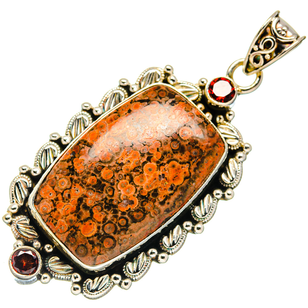 Poppy Jasper Pendants handcrafted by Ana Silver Co - PD20356