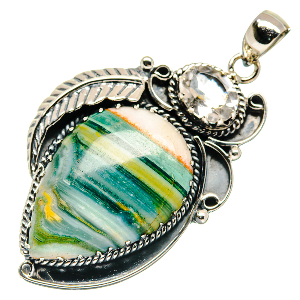 Ocean Jasper Pendants handcrafted by Ana Silver Co - PD20368