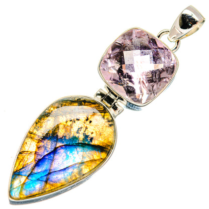 Labradorite Pendants handcrafted by Ana Silver Co - PD20369