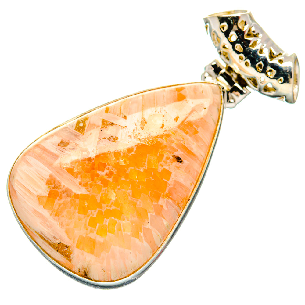 Scolecite Pendants handcrafted by Ana Silver Co - PD20392