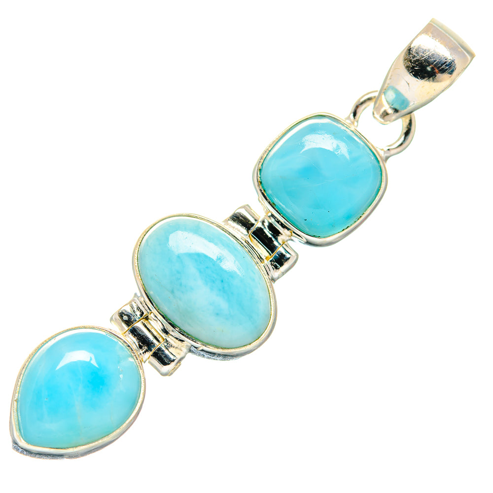 Larimar Pendants handcrafted by Ana Silver Co - PD20399