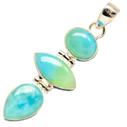 Larimar Pendants handcrafted by Ana Silver Co - PD20400 - Photo 2