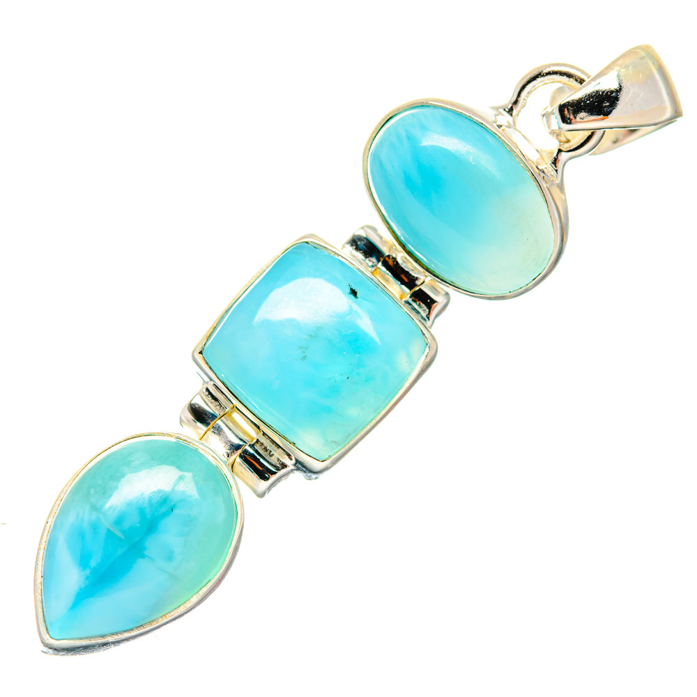 Larimar Pendants handcrafted by Ana Silver Co - PD20401
