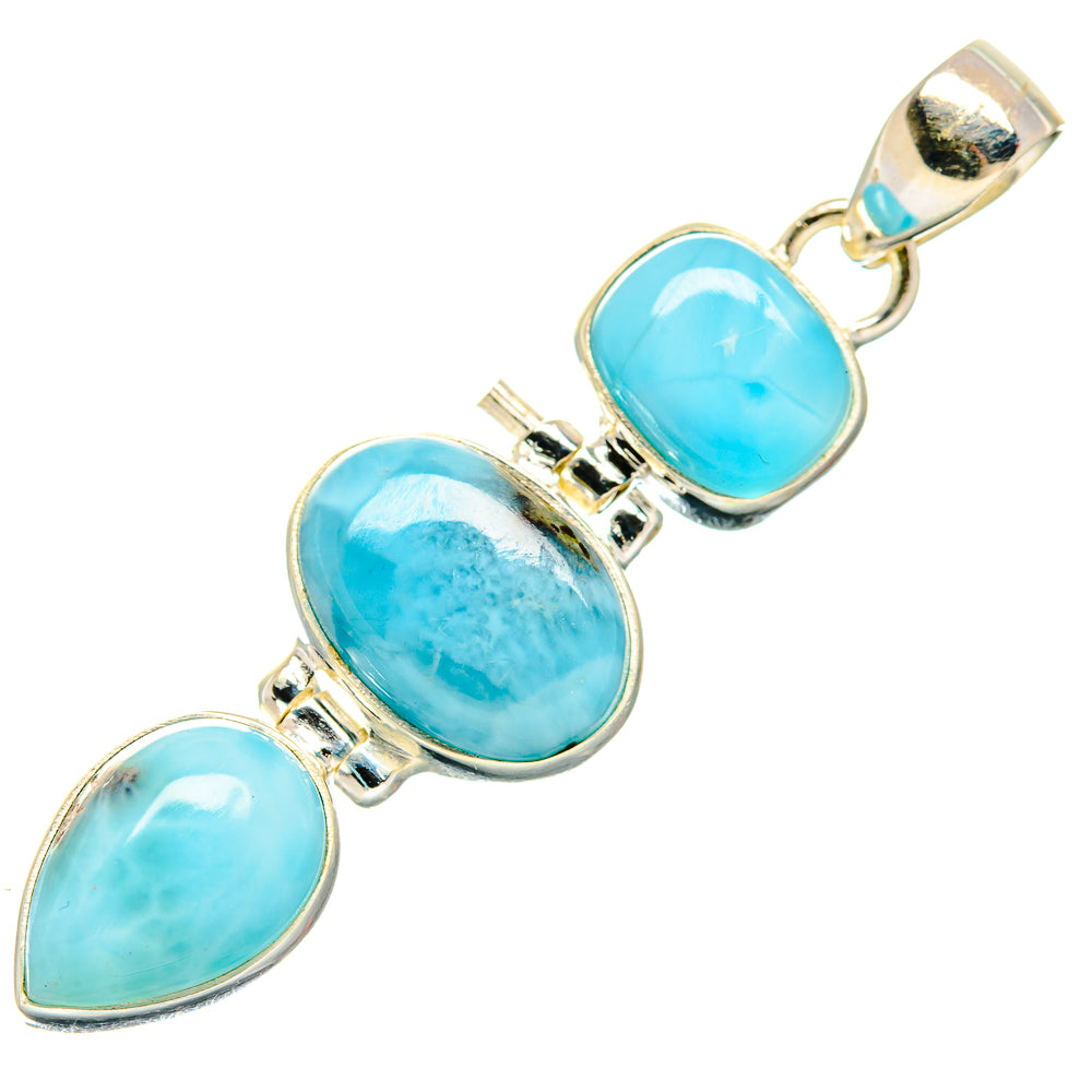 Larimar Pendants handcrafted by Ana Silver Co - PD20404