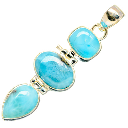 Larimar Pendants handcrafted by Ana Silver Co - PD20404