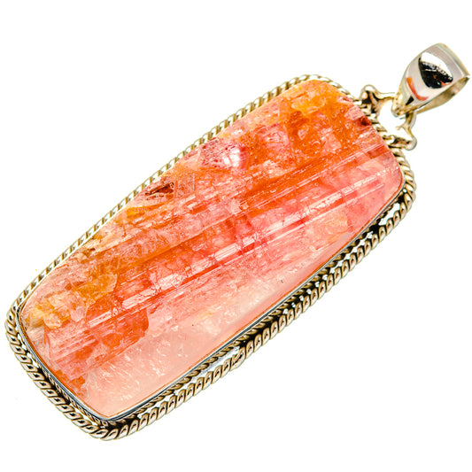 Pink Agate Pendants handcrafted by Ana Silver Co - PD20419
