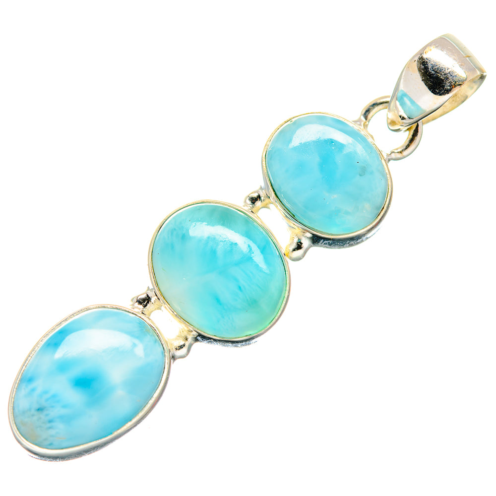 Larimar Pendants handcrafted by Ana Silver Co - PD20425