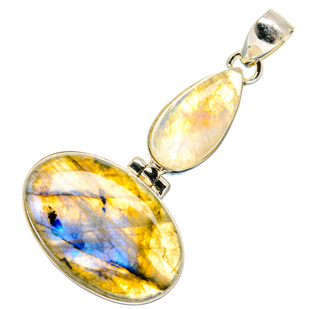Labradorite Pendants handcrafted by Ana Silver Co - PD20432