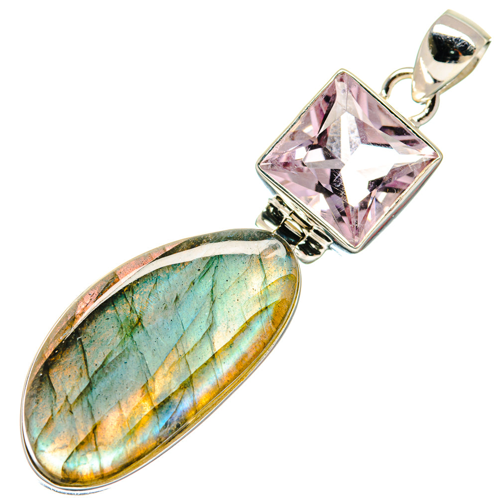 Labradorite Pendants handcrafted by Ana Silver Co - PD20436
