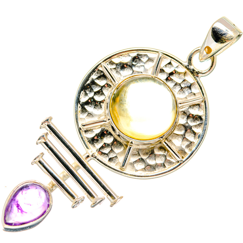 Citrine Pendants handcrafted by Ana Silver Co - PD20438
