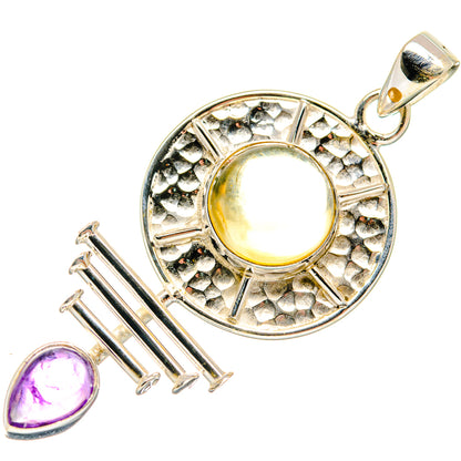 Citrine Pendants handcrafted by Ana Silver Co - PD20438