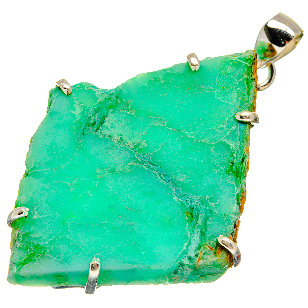 Chrysoprase Pendants handcrafted by Ana Silver Co - PD20444