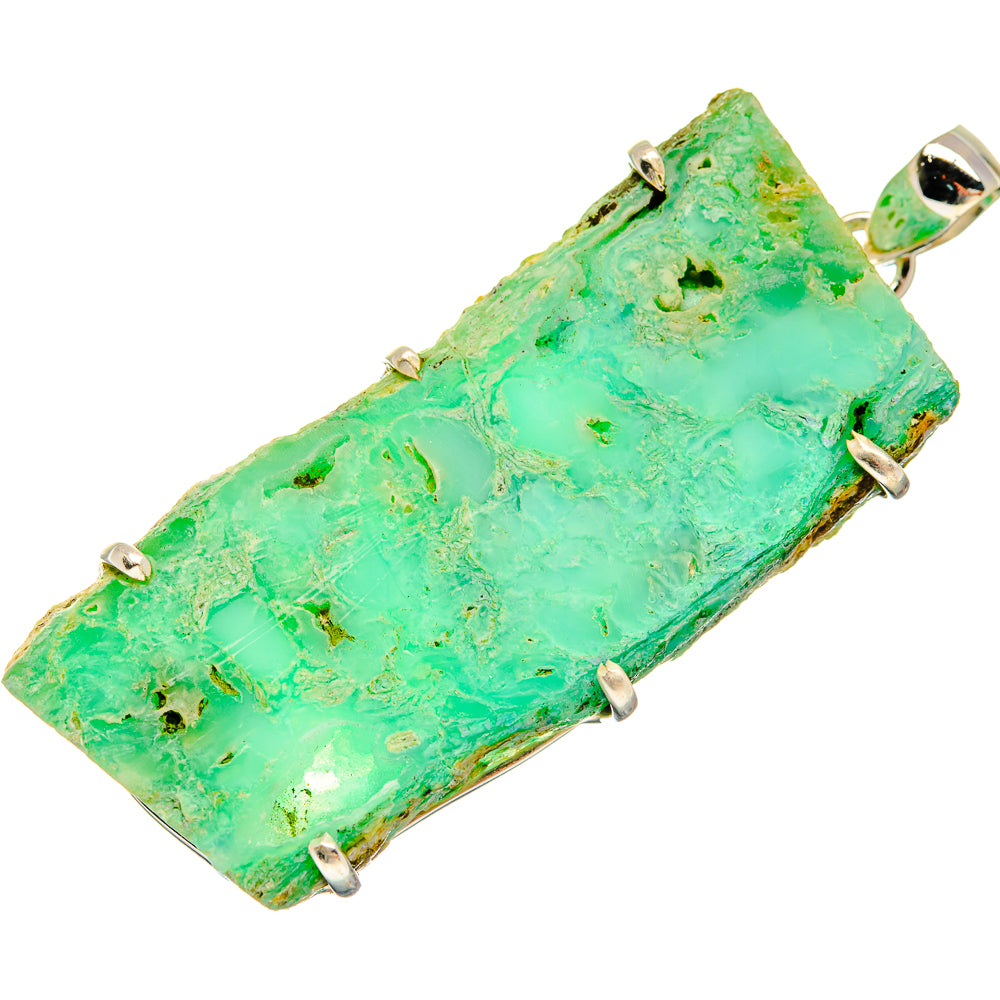 Chrysoprase Pendants handcrafted by Ana Silver Co - PD20445