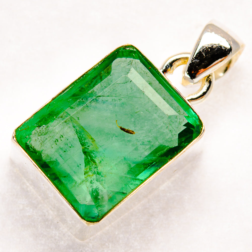 Green Fluorite Pendants handcrafted by Ana Silver Co - PD20467