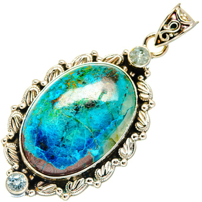 Shattuckite Pendants handcrafted by Ana Silver Co - PD20478