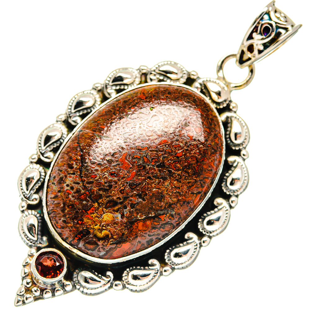 Dinosaur Bone Pendants handcrafted by Ana Silver Co - PD20481