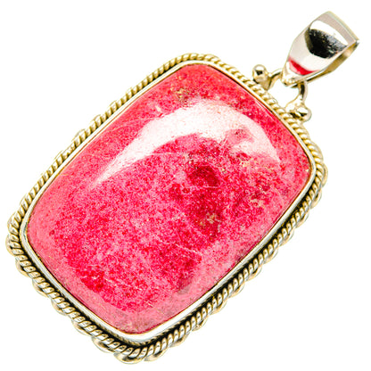 Rhodochrosite Pendants handcrafted by Ana Silver Co - PD20498