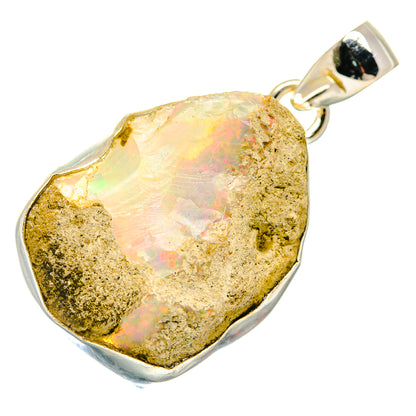 Ethiopian Opal Pendants handcrafted by Ana Silver Co - PD20501