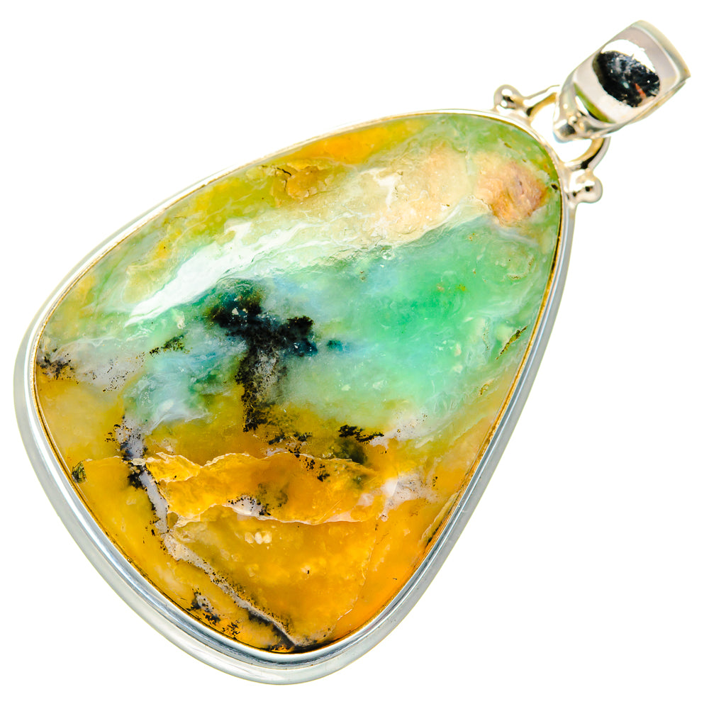 Peruvian Opal Pendants handcrafted by Ana Silver Co - PD20520