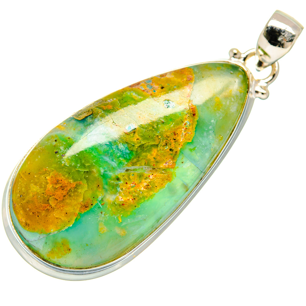 Peruvian Opal Pendants handcrafted by Ana Silver Co - PD20524