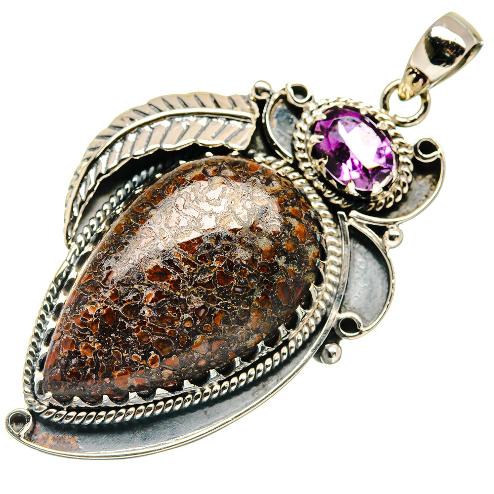 Dinosaur Bone Pendants handcrafted by Ana Silver Co - PD20530