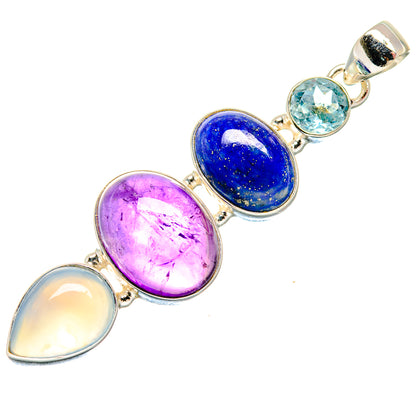 Amethyst Pendants handcrafted by Ana Silver Co - PD20539