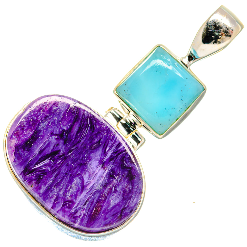 Charoite Pendants handcrafted by Ana Silver Co - PD20546