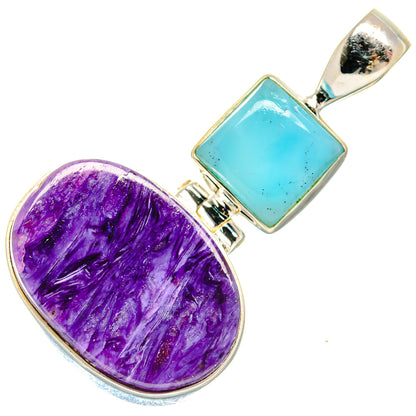 Charoite Pendants handcrafted by Ana Silver Co - PD20546