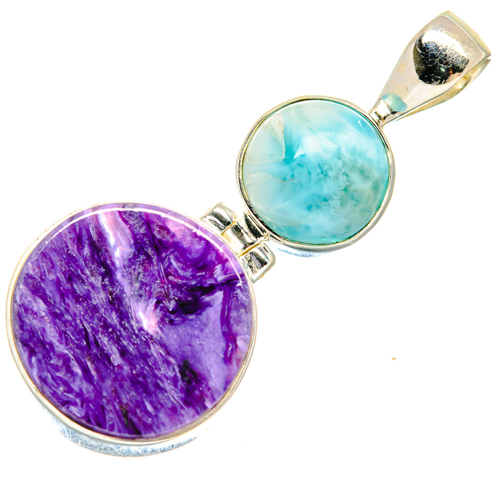 Charoite Pendants handcrafted by Ana Silver Co - PD20547