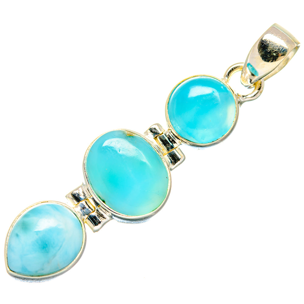 Larimar Pendants handcrafted by Ana Silver Co - PD20551