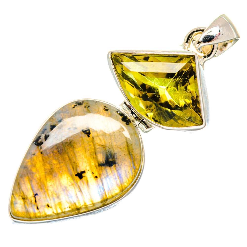 Labradorite Pendants handcrafted by Ana Silver Co - PD20558