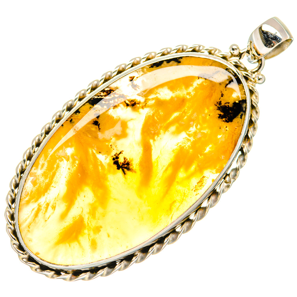 Plume Agate Pendants handcrafted by Ana Silver Co - PD20574
