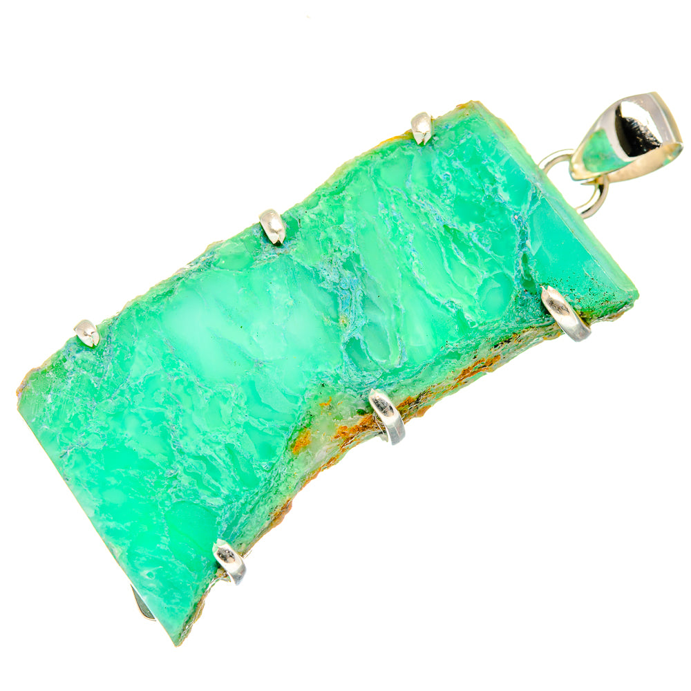 Chrysoprase Pendants handcrafted by Ana Silver Co - PD20576