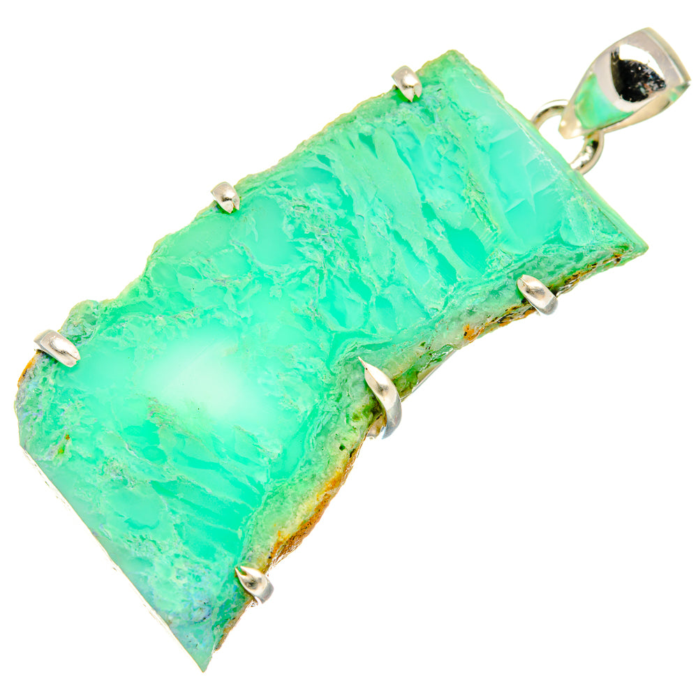 Chrysoprase Pendants handcrafted by Ana Silver Co - PD20577
