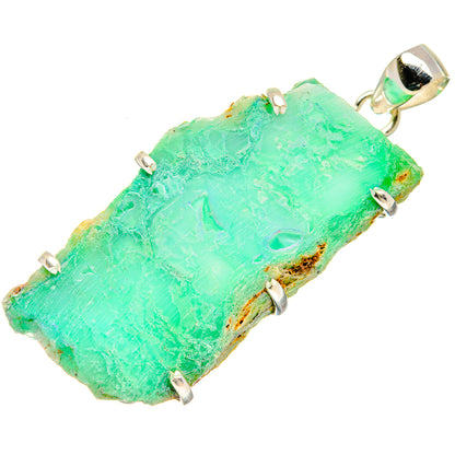 Chrysoprase Pendants handcrafted by Ana Silver Co - PD20579