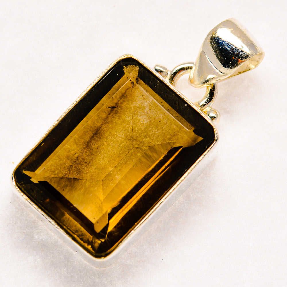 Smoky Quartz Pendants handcrafted by Ana Silver Co - PD20589