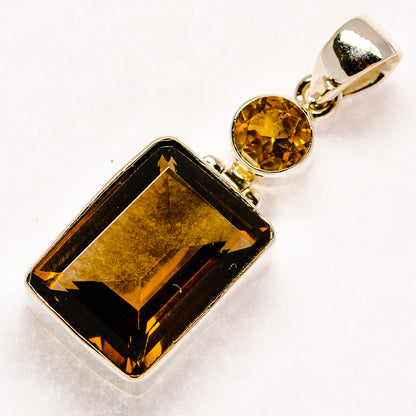 Smoky Quartz Pendants handcrafted by Ana Silver Co - PD20590