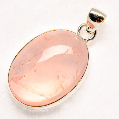 Rose Quartz Pendants handcrafted by Ana Silver Co - PD20592