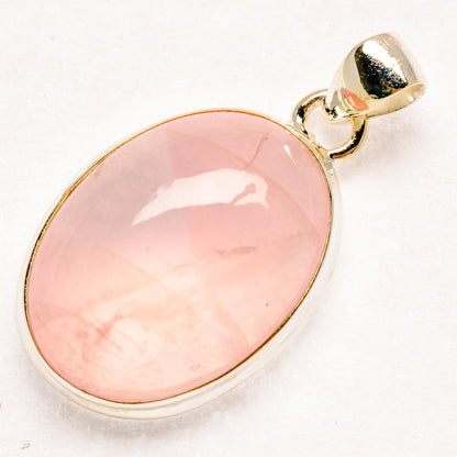 Rose Quartz Pendants handcrafted by Ana Silver Co - PD20594