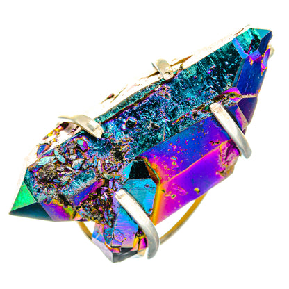 Titanium Sunshine Druzy Pendants handcrafted by Ana Silver Co - PD20602