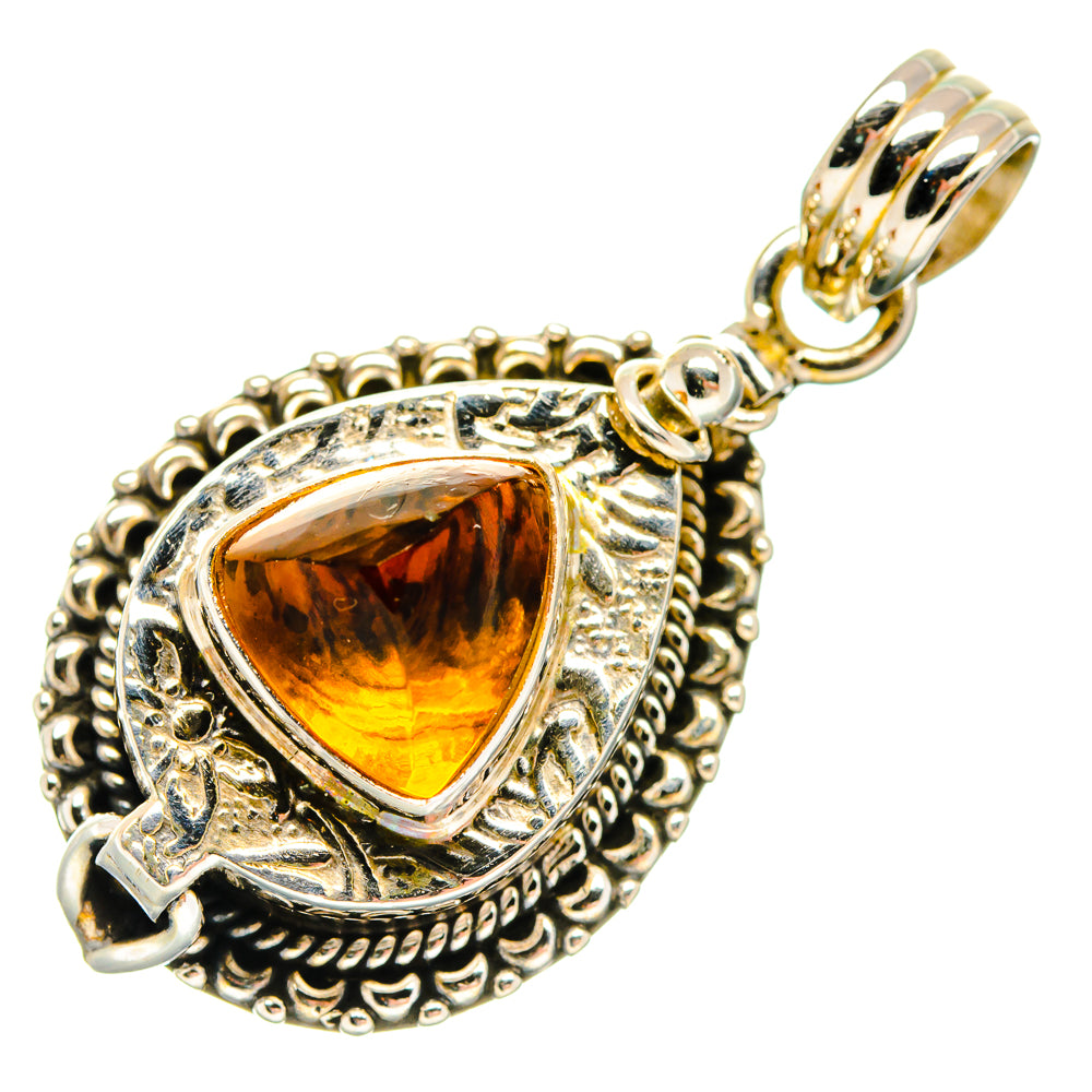Citrine Pendants handcrafted by Ana Silver Co - PD20617