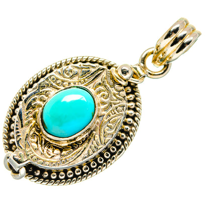 Chrysocolla Pendants handcrafted by Ana Silver Co - PD20626 - Photo 2