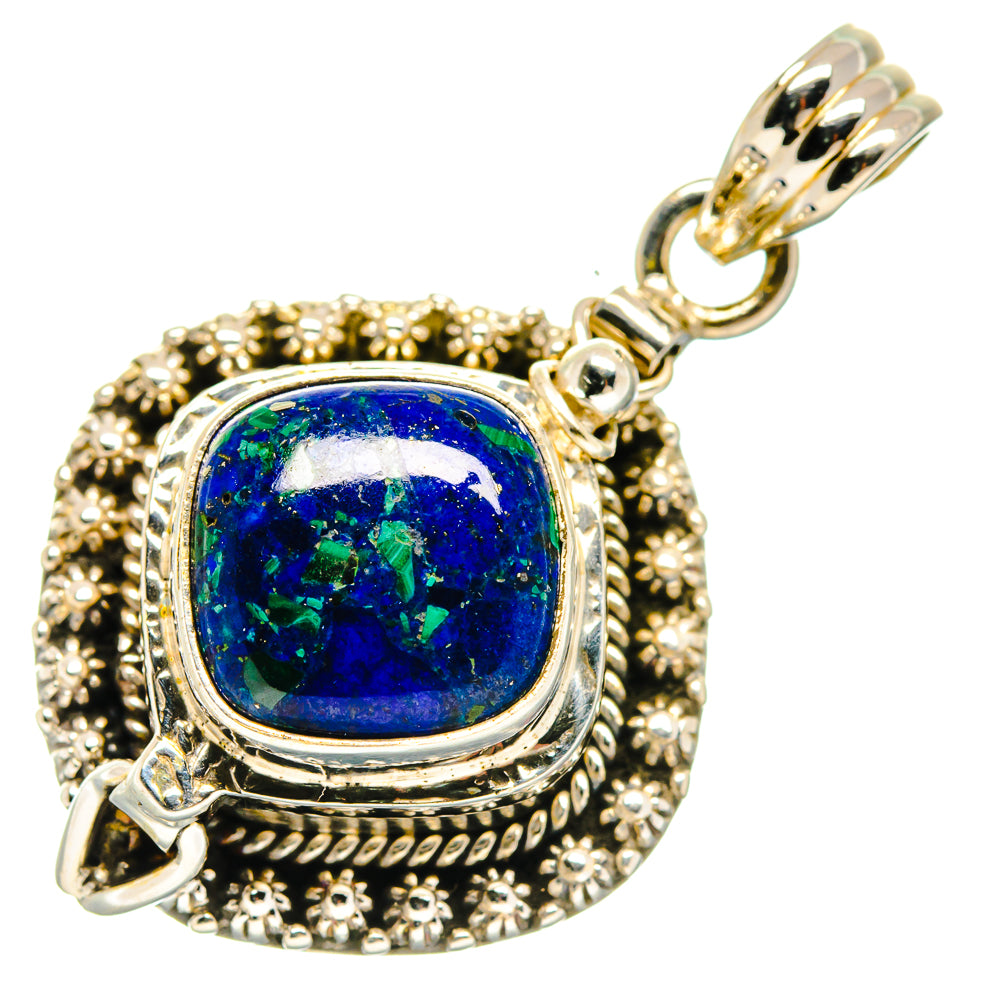 Azurite Pendants handcrafted by Ana Silver Co - PD20634
