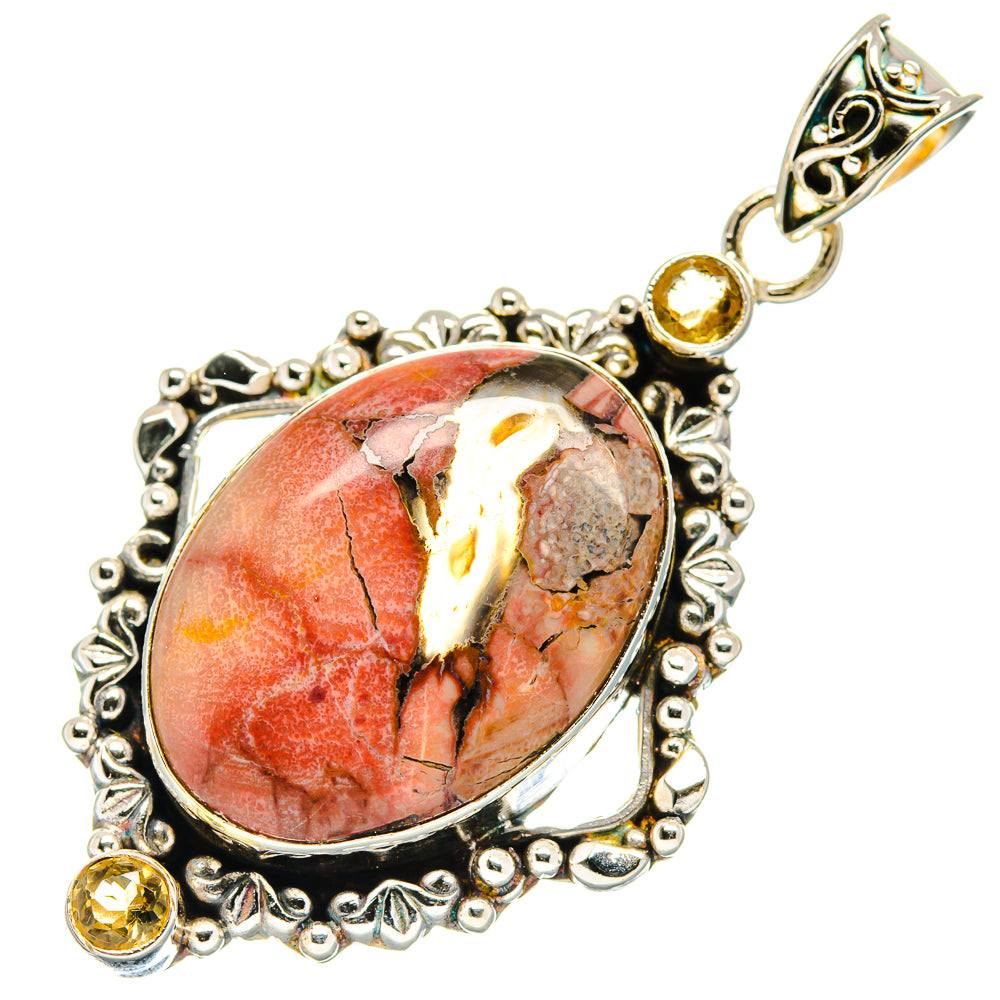 Butterfly Jasper Pendants handcrafted by Ana Silver Co - PD20650