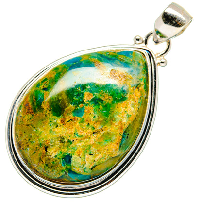 Peruvian Opal Pendants handcrafted by Ana Silver Co - PD20652