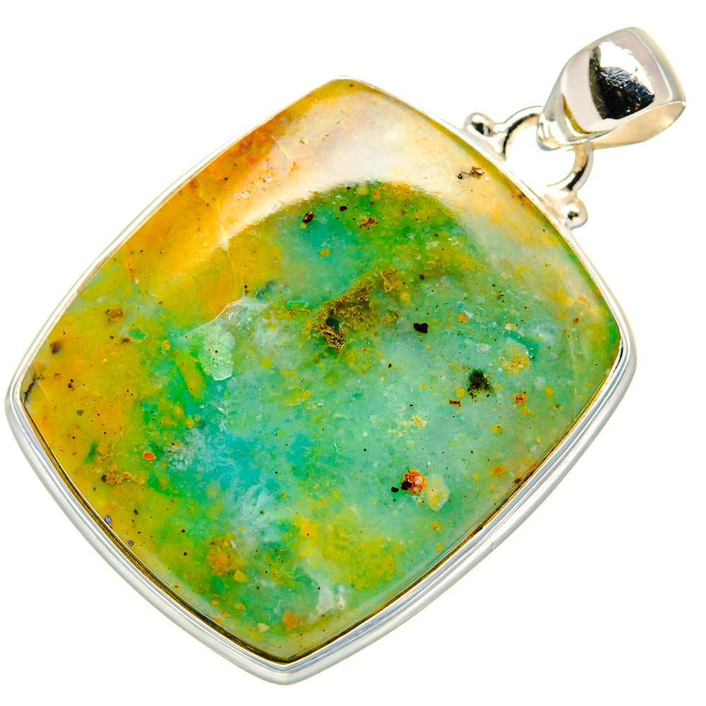 Peruvian Opal Pendants handcrafted by Ana Silver Co - PD20653