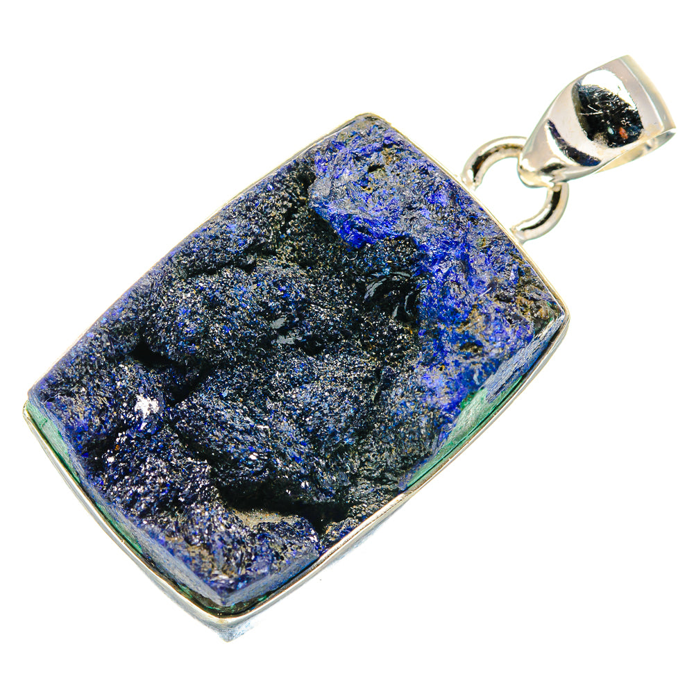 Azurite Pendants handcrafted by Ana Silver Co - PD20682