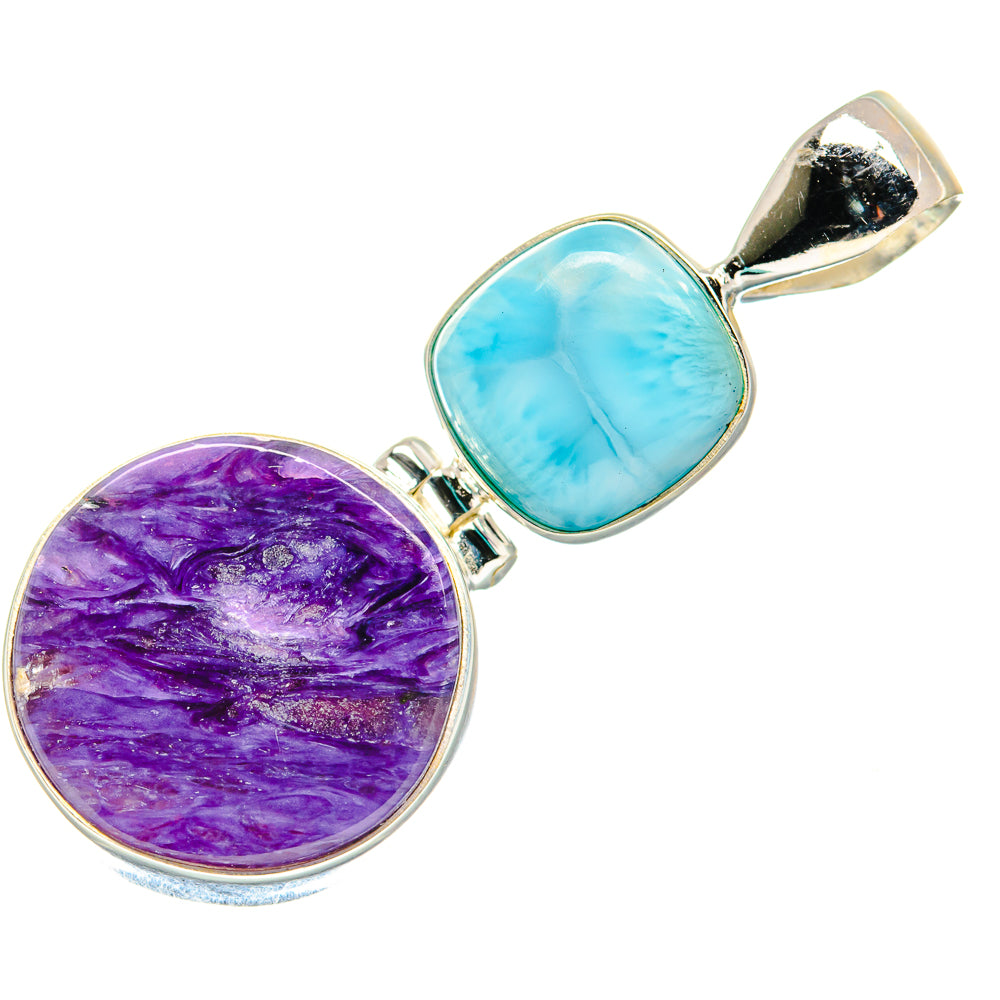 Charoite Pendants handcrafted by Ana Silver Co - PD20691