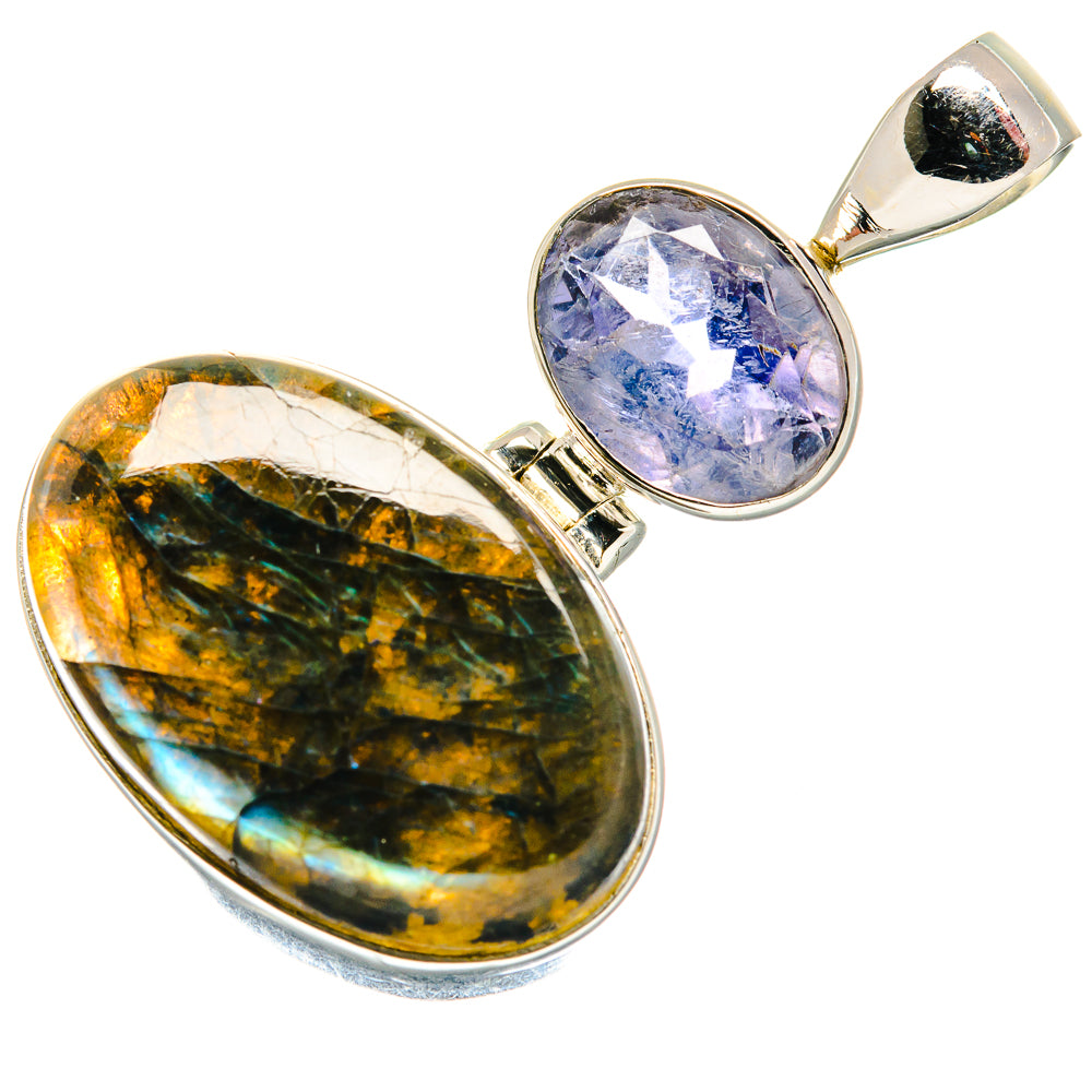 Labradorite Pendants handcrafted by Ana Silver Co - PD20706